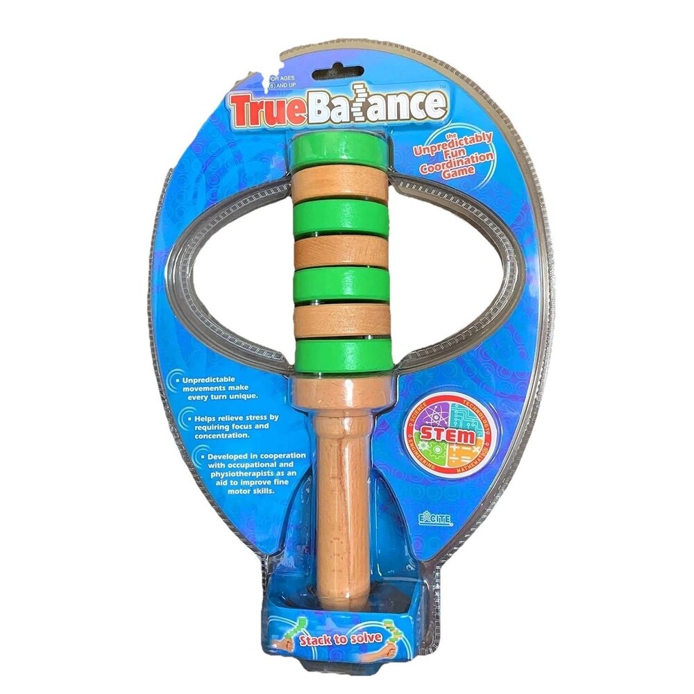 TrueBalance Coordination Game Balance Wood Toy for Adults and Kids STEM - New